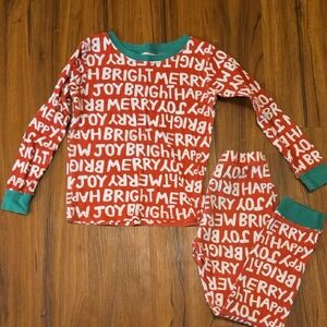 Carters Kids Festive Pajamas - Red and Green